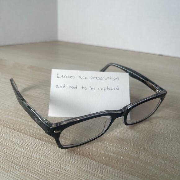Ray-Ban RB5150 2034 Eyeglasses Frames Rectangular Black 50-19-135 - Picture 1 of 8